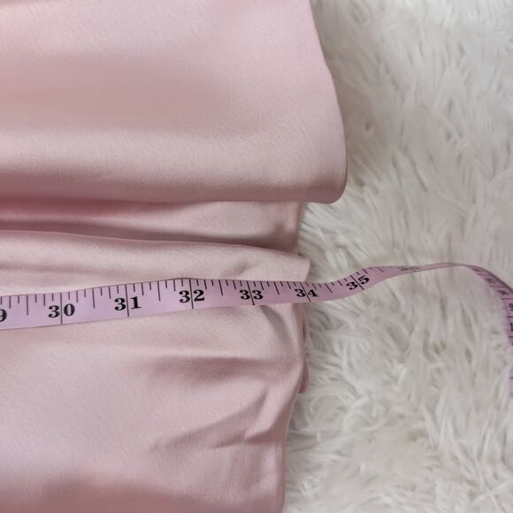 Mac Duggal Blush Pink Satin Puff Sleeve Cocktail Dress Size 8 NWT - Picture 15 of 16